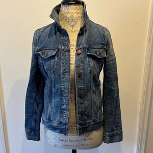 Madewell Blue Denim Button-Front Jean Jacket